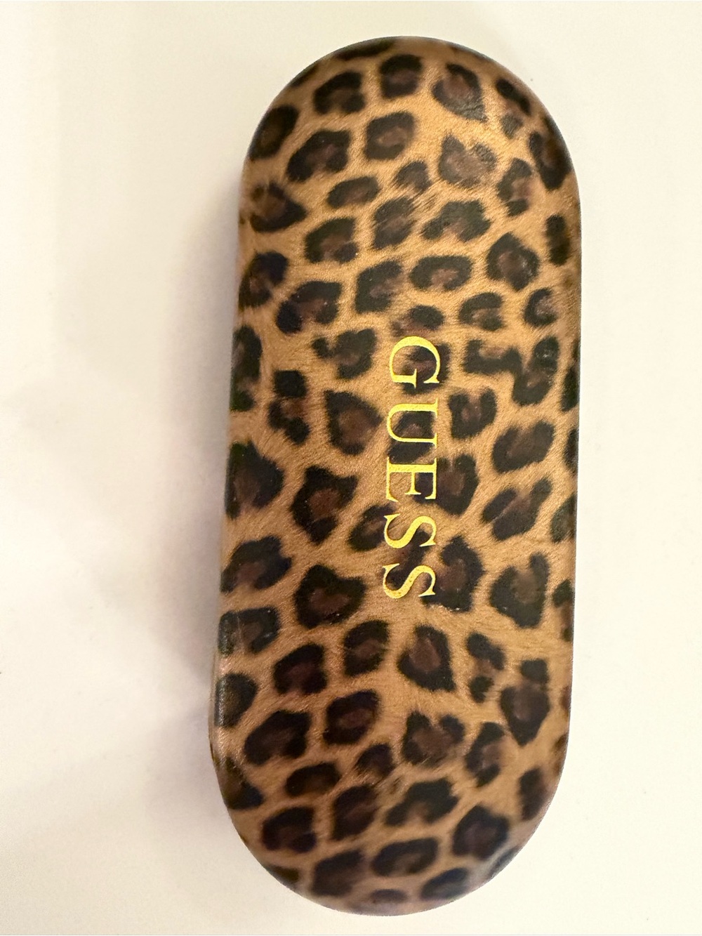 GUESS Leopard-Print Eyeglass Case